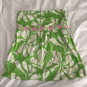 Lilly Pulitzer strapless tube top